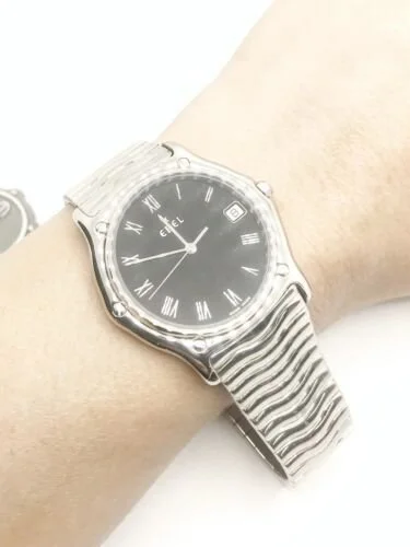 Ebel Sport Classic Stainless Steel Mens Watch Fits Up To 8.25